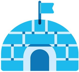 Illustration of an igloo